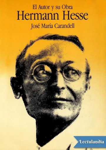 Hermann Hesse, el autor y su obra de Josep Maria Carandell, portada del libro