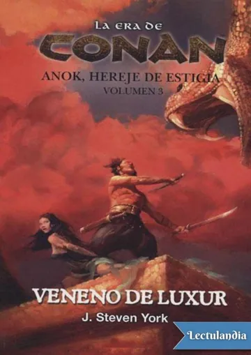 Veneno de Luxur de J. Steven York, portada del libro