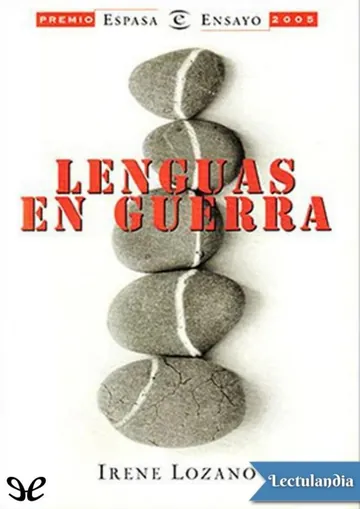 Lenguas en guerra de Irene Lozano, portada del libro