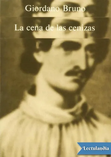La cena de las cenizas de Giordano Bruno, portada del libro