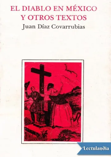 El diablo en México y otros textos de Juan Díaz Covarrubias, portada del libro