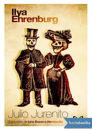 Julio Jurenito de Ilyá Ehrenburg, portada del libro