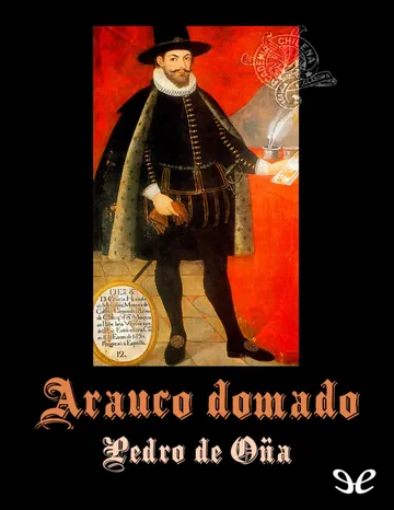 Arauco domado de Pedro de Ona, portada del libro