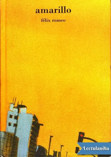 Amarillo de Félix Romeo, portada del libro