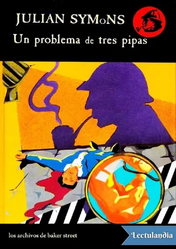Un problema de tres pipas de Julian Symons, portada del libro