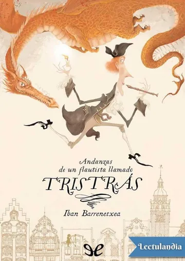 Andanzas de un flautista llamado Tristrás de Iban Barrenetxea, portada del libro