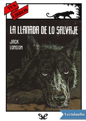 La llamada de lo salvaje de Jack London, portada del libro