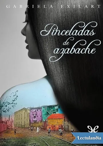 Pinceladas de azabache de Gabriela Exilart, portada del libro