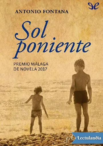 Sol poniente de Antonio Fontana Gallego, portada del libro