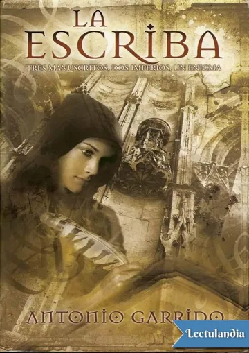 La escriba de Antonio Garrido, portada del libro