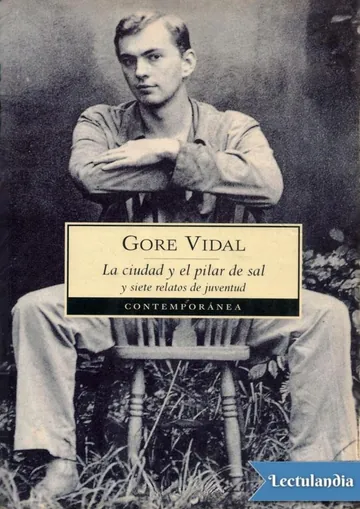 La ciudad y el pilar de sal y siete relatos de juventud de Gore Vidal, portada del libro