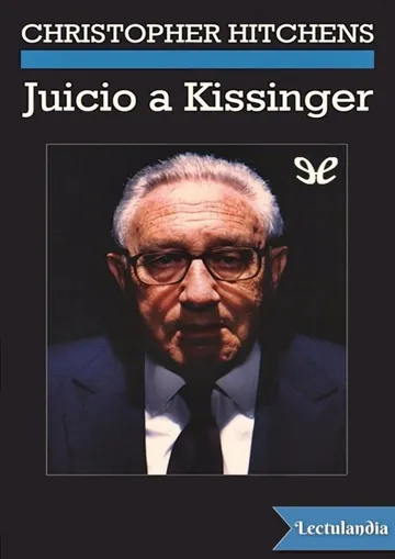 Juicio a Kissinger de Christopher Hitchens, portada del libro