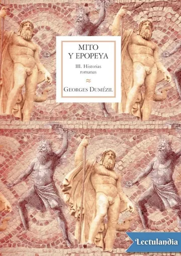 Historias romanas de Georges Dumézil, portada del libro