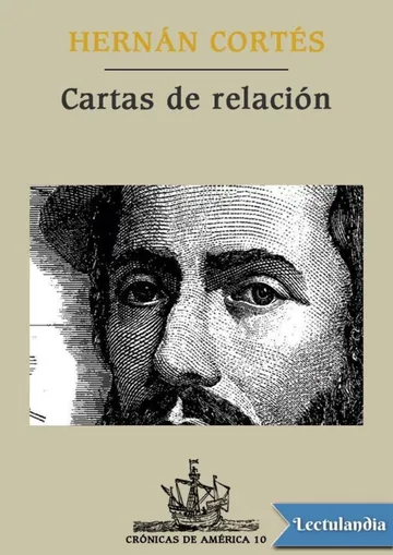 Cartas de relación de Hernán Cortés, portada del libro