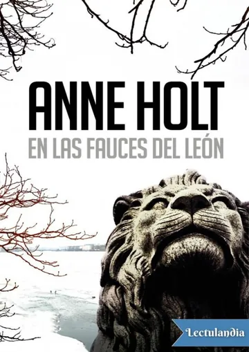En las fauces del león de Anne Holt, portada del libro
