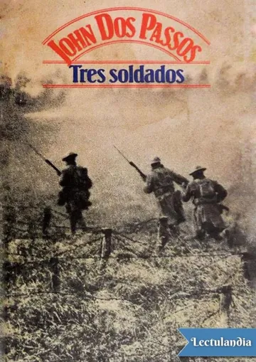 Tres soldados de John Dos Passos, portada del libro