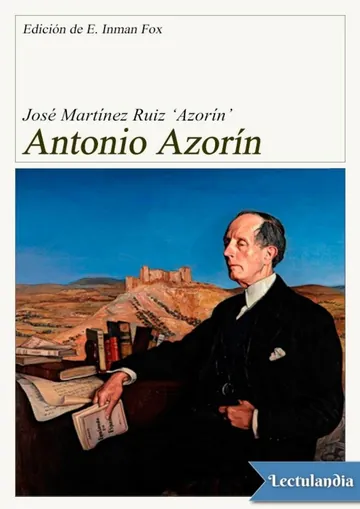 Antonio Azorín de Azorín, portada del libro