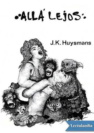 Allá lejos de Joris-Karl Huysmans, portada del libro