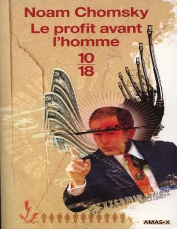 Le profit avant l'homme de Noam Chomsky, couverture du livre