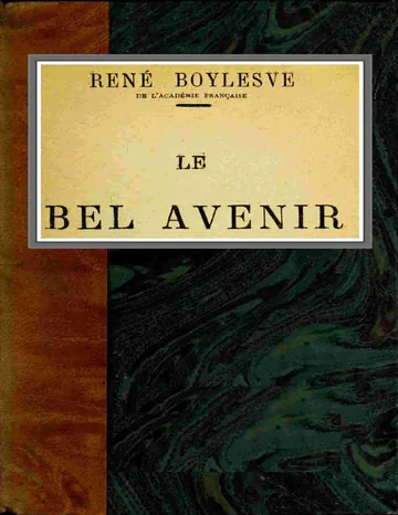 Le bel avenir de René Boylesve, couverture du livre