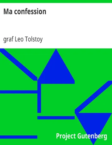 Ma confession de graf Leo Tolstoy, couverture du livre