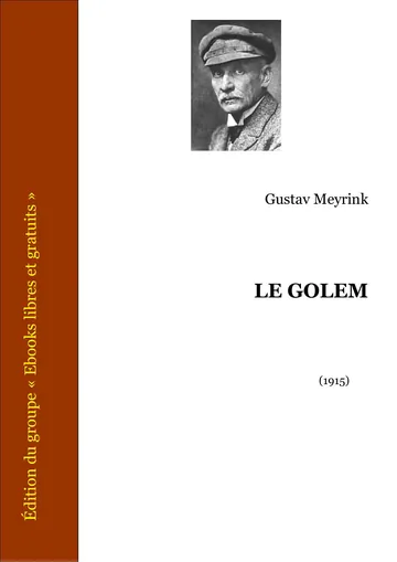 Le Golem de Gustav Meyrink, couverture du livre