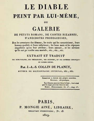 Le diable peint par lui-même d’Unknown, couverture du livre