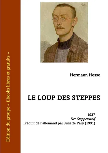 Le Loup des steppes d’Hermann Hesse, couverture du livre
