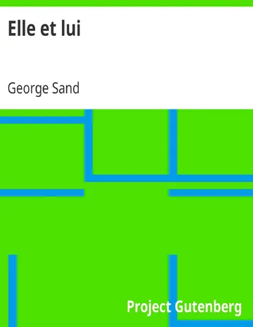 Elle et lui de George Sand, couverture du livre