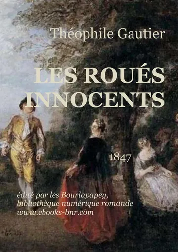 Les Roués Innocents de Théophile Gautier, couverture du livre