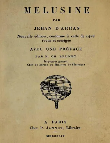 Mélusine / Nouvelle édition, conforme à celle de 1478, revue et corrigée d’active 14th century d'Arras Jean, couverture du livre
