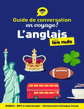 Guide de conversation L'anglais pour les Nuls en voyage, 5e ed de Claude RAIMOND, couverture du livre