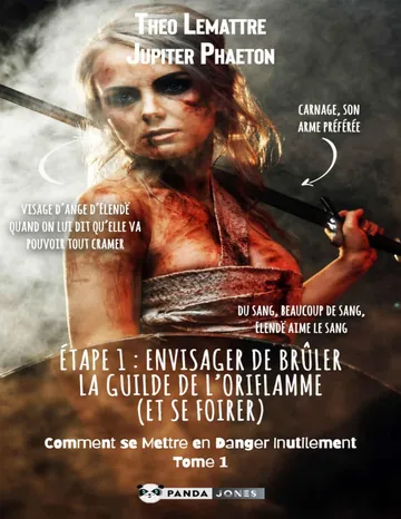 Envisager de brûler la guilde de l'Oriflamme de Théo Lemattre, couverture du livre