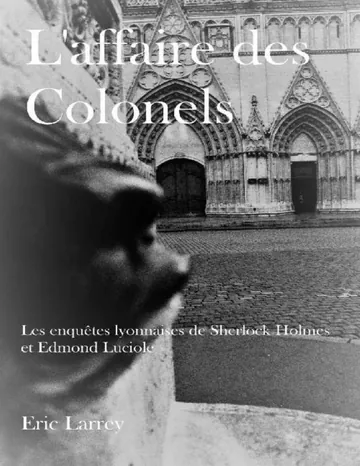 L'affaire des Colonels d’Eric Larrey, couverture du livre