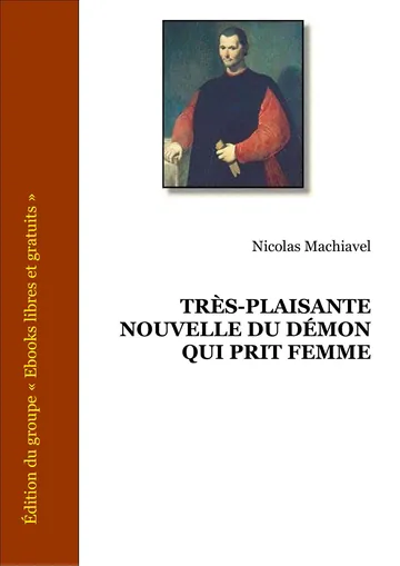 Très plaisante nouvelle du Démon qui prit femme de Nicolas Machiavel, couverture du livre