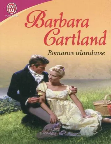 Romance Irlandaise de Barbara Cartland, couverture du livre