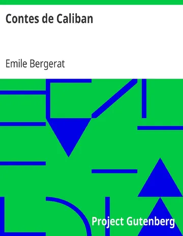 Contes de Caliban d’Emile Bergerat, couverture du livre