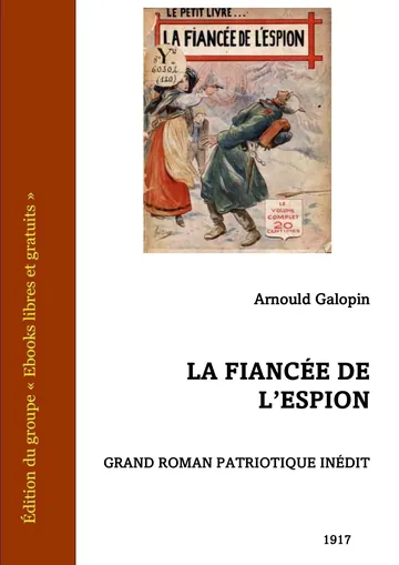 La Fiancée de l'espion d’Arnould Galopin, couverture du livre