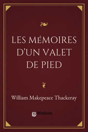 Les mémoires d'un valet de pied de William Makepeace Thackeray, couverture du livre