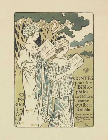 Contes pour les bibliophiles d’Octave Uzanne, couverture du livre