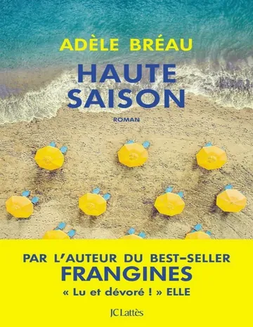 Haute saison d’Adèle Bréau, couverture du livre