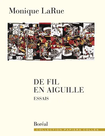 De fil en aiguille de Monique Larue, couverture du livre