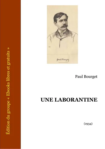Une Laborantine de Paul Bourget, couverture du livre