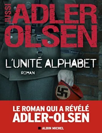 L'Unité Alphabet de Jussi Adler-Olsen, couverture du livre