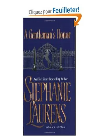 Bastion Club-03-L'Honneur d un gentleman 6 de Stephanie LAURENS, couverture du livre