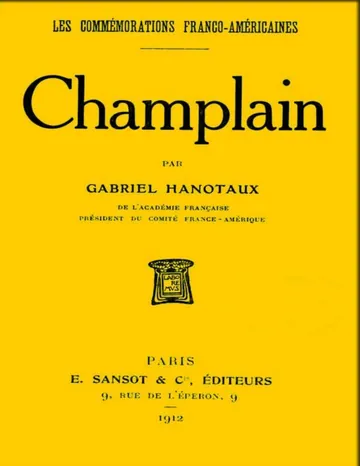Champlain de Gabriel Hanotaux, couverture du livre