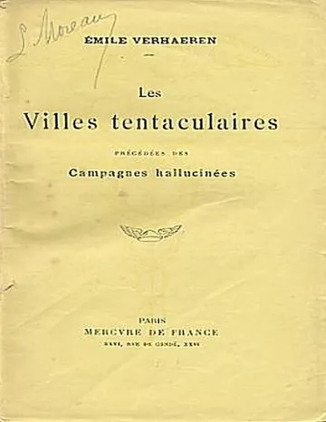 Les Villes tentaculaires, précédées des Campagnes hallucinées d’Emile Verhaeren, couverture du livre