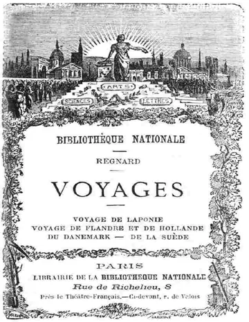 Voyages voyage de Laponie, voyage de Flandre et de Hollande, du Danemark, de la Suède de Jean-François Regnard, couverture du livre