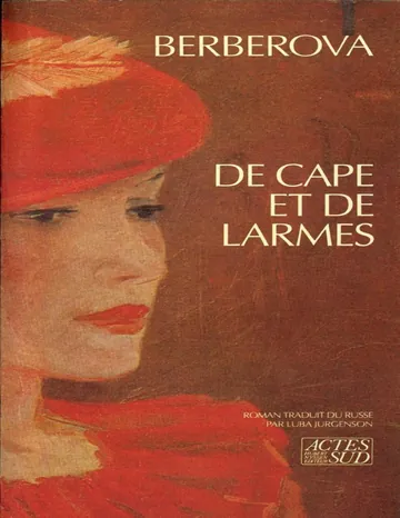 De cape et de larmes de Nina Berberova, couverture du livre