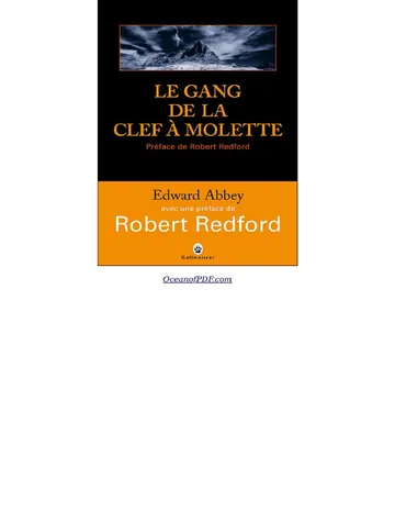 Le gang de la clef à molette de Le gang de la clef à molette, couverture du livre